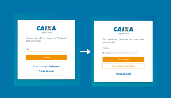 Demonstrativo de um site falso